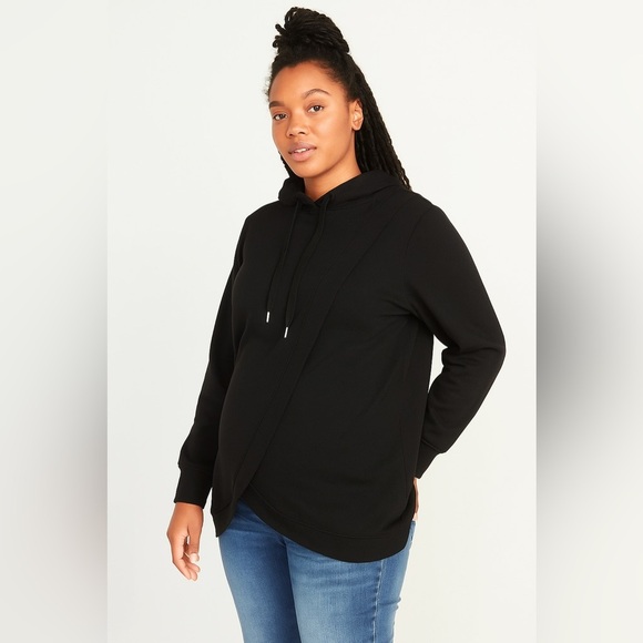 Old Navy Maternity Black Hoodie - Picture 1 of 9